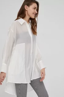 Bluzki damskie - ANSWEAR Lab bluzka damska kolor biały - grafika 1