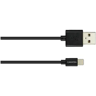Canyon Kabel USB MicroUSB-Lightning,1 m, Czarny CNS-MFICAB01B - Kable USB - miniaturka - grafika 2