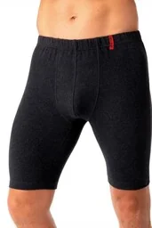 Bokserki męskie o wydłużonej nogawce z ciepłej bawełny MXU 155 Hot Touch Key - Majtki męskie - miniaturka - grafika 1