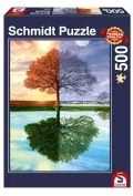 Schmidt Spiele PQ Puzzle 500 el. Jedno drzewo - cztery pory roku - Puzzle - miniaturka - grafika 2