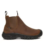 Botki męskie - Sztyblety Keen Anchorage 1031166 Brązowy - miniaturka - grafika 1