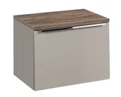 Szafki łazienkowe - Szafka łazienkowa pod umywalkę, Santa Fe, 60x46x46 cm, beżowy, mat - miniaturka - grafika 1