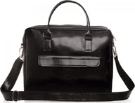 Teczki i aktówki - Solome SKÓRZANA TORBA NA LAPTOP SOLOME CZARNA 17" - miniaturka - grafika 1