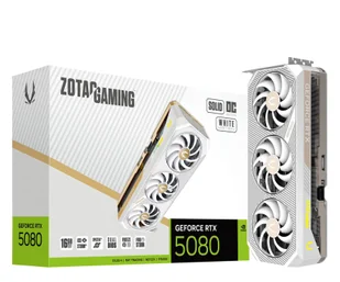 Zotac GeForce RTX 5080 Solid OC White 16GB GDDR7 ZT-B50800Q-10P - Karty graficzne - miniaturka - grafika 1