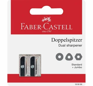 Faber-Castell 189099 temperówka Temperówka ręczna Srebrny - Temperówki - miniaturka - grafika 1