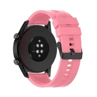 Akcesoria do smartwatchy - Cadorabo Silikonowy pasek do zegarka 22mm kompatybilna z Samsung Galaxy Gear S3 / Gear 2 w RÓŻOWY -Zastępczy pasek do zegarka Huawei Watch GT dla Wa.. - miniaturka - grafika 1