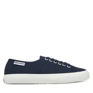 Trampki damskie - Tenisówki Superga 3750 LEGGERA S7151EW Granatowy - miniaturka - grafika 1