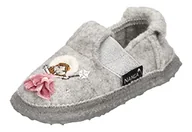 Kapcie damskie - NANGA Baby Girl Ice Princess kapcie domowe, jasnoszary, 24 - miniaturka - grafika 1