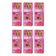 Inne słodycze - Bob Snail Przekąska jabłkowo-malinowa z owoców bez dodatku cukru Zestaw 6 x 30 g - miniaturka - grafika 1