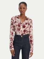 Koszule damskie - Guess Koszula W6RH73 WDW82 Beżowy Regular Fit - miniaturka - grafika 1