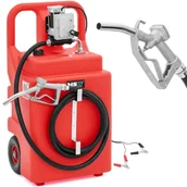 Beczki - Przenośny zbiornik paliwa z elektryczną pompą nalewakiem na kółkach 62 l/min 120 l - miniaturka - grafika 1