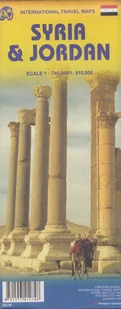 ITMB Jordania Syria mapa 1:610 000 / 1:740 000 ITMB - Atlasy i mapy - miniaturka - grafika 1