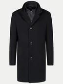 Płaszcze męskie - Bugatti Płaszcz zimowy 626328-69040 Czarny Regular Fit - miniaturka - grafika 1