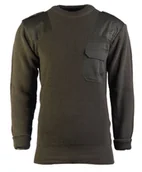 Bluzy męskie - Mil-Tec Bluza Wojskowa Wełniana Oliwkowa - r. 60 - miniaturka - grafika 1