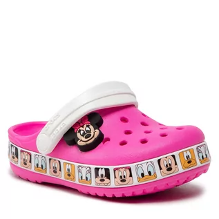 Buty dla dziewczynek - Klapki CROCS - Fl Minnie Mouse Band 207720  Electric Rose - grafika 1