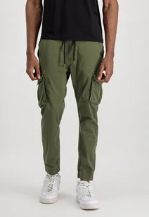 Spodnie Alpha Industries Cotton Twill Jogger dark olive - Spodnie męskie - miniaturka - grafika 1