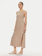 Sukienki - Marella Sukienka letnia Kabala 2413221015 Beżowy Regular Fit - miniaturka - grafika 1