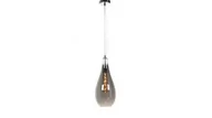 Lampy sufitowe - Lumina Deco Deco NOWOCZESNA LAMPA WISZĄCA SZKLANA CHROMOWANA LAURIS LDP 6843-1 (CHR) - miniaturka - grafika 1