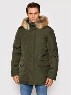 Kurtki męskie - Geox Parka Norwolk M1428F T2801 F3351 Zielony Regular Fit - grafika 1