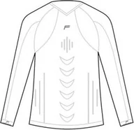 Koszulki sportowe męskie - Fuse Koszulka męska Staycool Megalight 140 długi rękaw biała r. XL FSE-15-1001-8-3-0001 - miniaturka - grafika 1