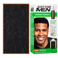 Farby do włosów i szampony koloryzujące - Just for Men H60 Jet Black Hair Color 60 ML 440017 - miniaturka - grafika 1