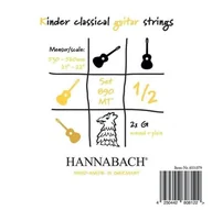 Struny gitarowe  - Hannabach 653073 Klassikgitarrensaiten Serie 890 1/2 Kindergitarre Mensur: 53-56cm - G3 653073 - miniaturka - grafika 1