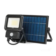 Lampy ogrodowe - Ledowy Naświetlacz Solari 20W Z Czujnikiem Ruchu Barwa Zimnobiała - miniaturka - grafika 1