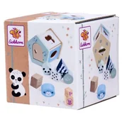 Zabawki interaktywne dla dzieci - Zabawka edukacyjna EICHHORN Sorter kształtów Domek 100003819 - miniaturka - grafika 1