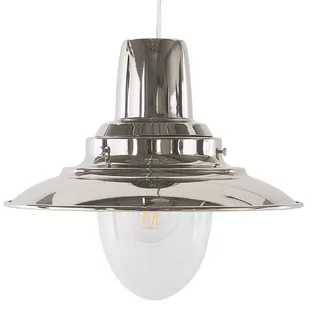 Beliani Lampa wisząca niklowa PINEGA - Lampy sufitowe - miniaturka - grafika 1