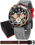 Zegarki męskie - Zegarek Vostok Europe VK67-650E721S Systema Periodicum Boron - miniaturka - grafika 1