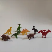 Figurki dla dzieci - MINI DINOZAURY FIGURKI GUMOWE ZESTAW 8 szt. - miniaturka - grafika 1