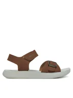 Buty dla chłopców - Geox Sandały J Lightfloppy J45GQD 32 C6777 M Brązowy - miniaturka - grafika 1