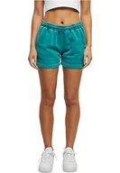 Spodenki damskie - Urban Classics Damskie szorty damskie Stone Washed Shorts watergreen XL, zielony, XL - miniaturka - grafika 1