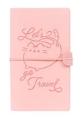 Notesy i bloczki - Skórzany Notes Kot Pusheen Pamiętnik Go Travel - miniaturka - grafika 1