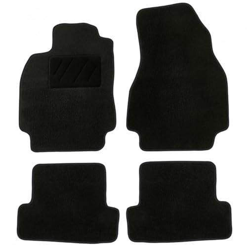 DBS - Dywaniki samochodowe - wykonane na zamówienie dla Megane 2 (2002 do 2011) - Antypoślizgowe dywaniki samochodowe - Dywan Galaxy - 4 części