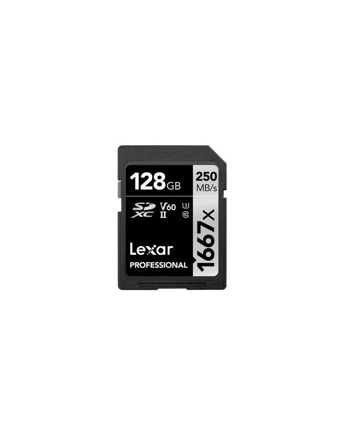 LEXAR 843367114801 Lexar Pro 1667X SDXC UHS-II U3 V60R250/W90 _128GB