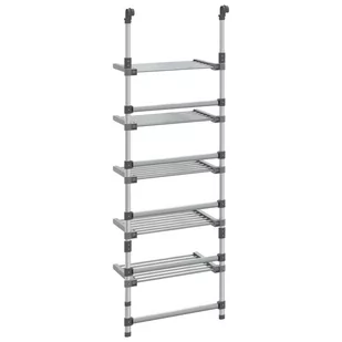Lumarko Wisząca suszarka na pranie, 5-poziomowa, aluminium - Suszarki na ubrania - miniaturka - grafika 6