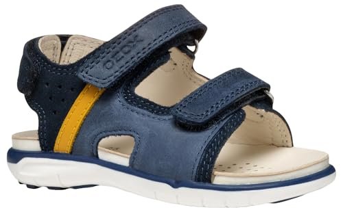 Geox B Sandal Delhi Boy A, Sandały dziecięce, Wielobarwna, 25 EU