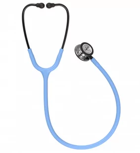 Stetoskop Littmann Classic III 5959 Stetoskop internistyczny Mirror-Finish, przewód błękitny, trzonek smoke, lira smoke - Urządzenia medyczne - miniaturka - grafika 1