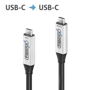 Purelink FiberX FX-I600-010 USB 3.2 Gen 1 aktywny kabel optyczny USB-C, 10 m - Kable - miniaturka - grafika 1