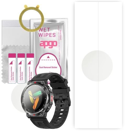 1x folia hydrożelowa MATOWA do Colmi V70 - apgo Smartwatch Hydrogel MATTE Protection Ochrona na ekran smartwatcha