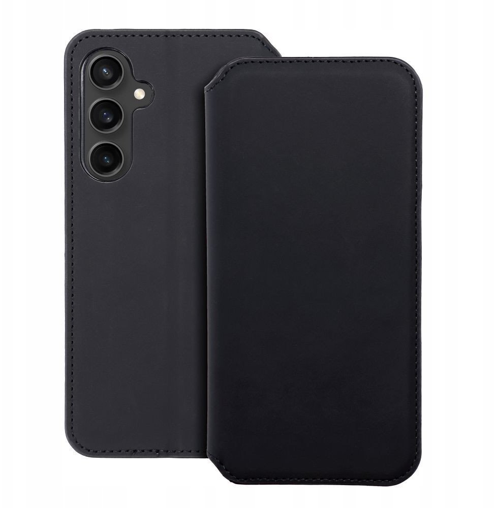 Kabura DUAL POCKET Book do SAMSUNG S24 FE jasny różowy