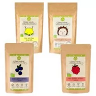 Kaszki dla dzieci - Helpa Kaszka jaglana + kaszka owsiana + łyżka malina + łyżka jagoda Zestaw 2 x 200 g + 2 x 40 g Bio - miniaturka - grafika 1