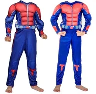 Stroje karnawałowe - Strój Przebranie Ant-Man Superbohater 134/140 - miniaturka - grafika 1