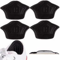 Pielęgnacja stóp - Wklejane zapiętki do za dużych butów dwie grubości czarne - miniaturka - grafika 1