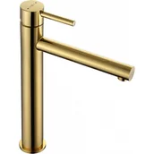Baterie umywalkowe - Mexen ELBA WYSOKA ZŁOTA 74110-50 - miniaturka - grafika 1