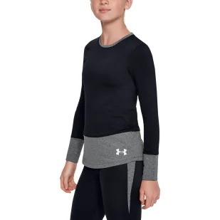 Bluza dziewczęca Under Armour ColdGear LS Crew - Bluzy sportowe damskie - miniaturka - grafika 1