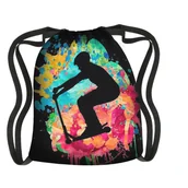 Plecaki worki - Wodoodporny, lekki Worek - Plecak miejski z nadrukiem - Jumper - miniaturka - grafika 1