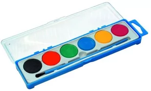 Titanum Farby akwarelowe szkolne 6 kolorów - Przybory szkolne - miniaturka - grafika 1