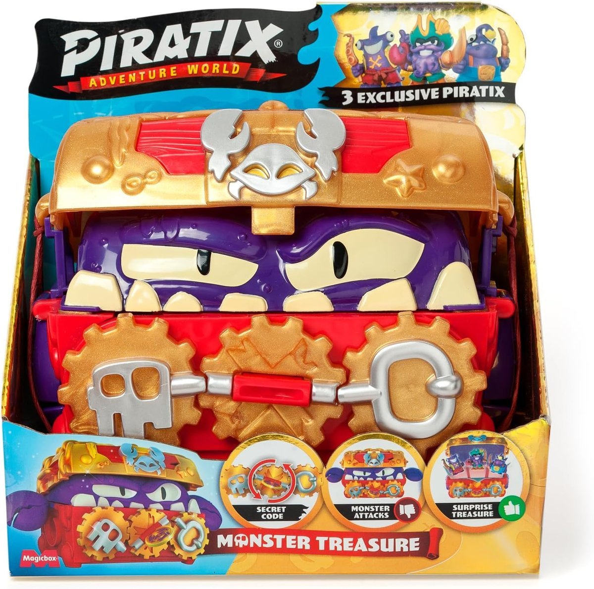 Piratix Monster Treasure Zestaw, Figurka Magic Box